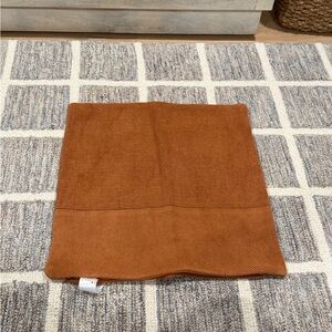 West Elm Burnt Orange Knit Pillow Cover